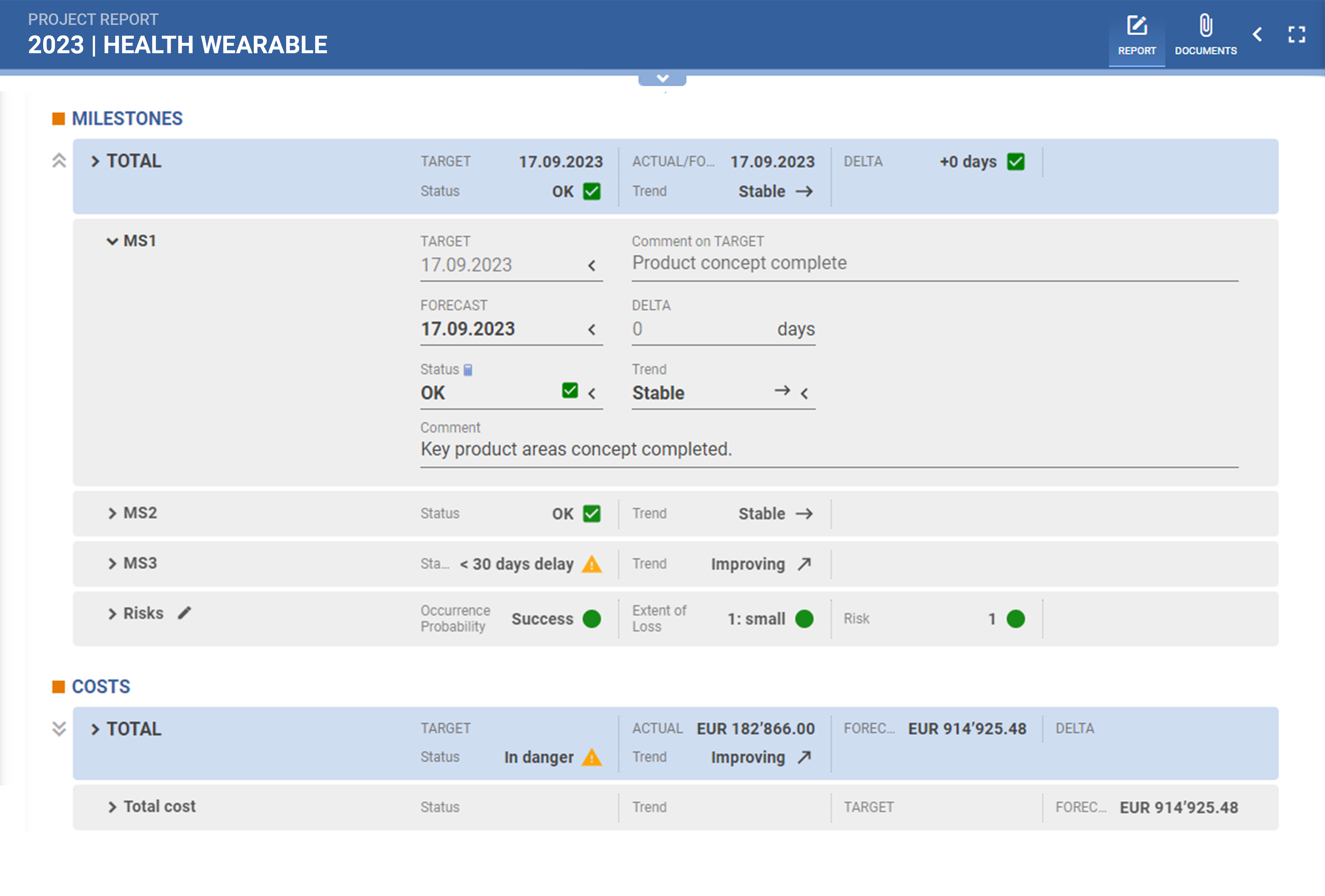 A screenshot of PQFORCE 