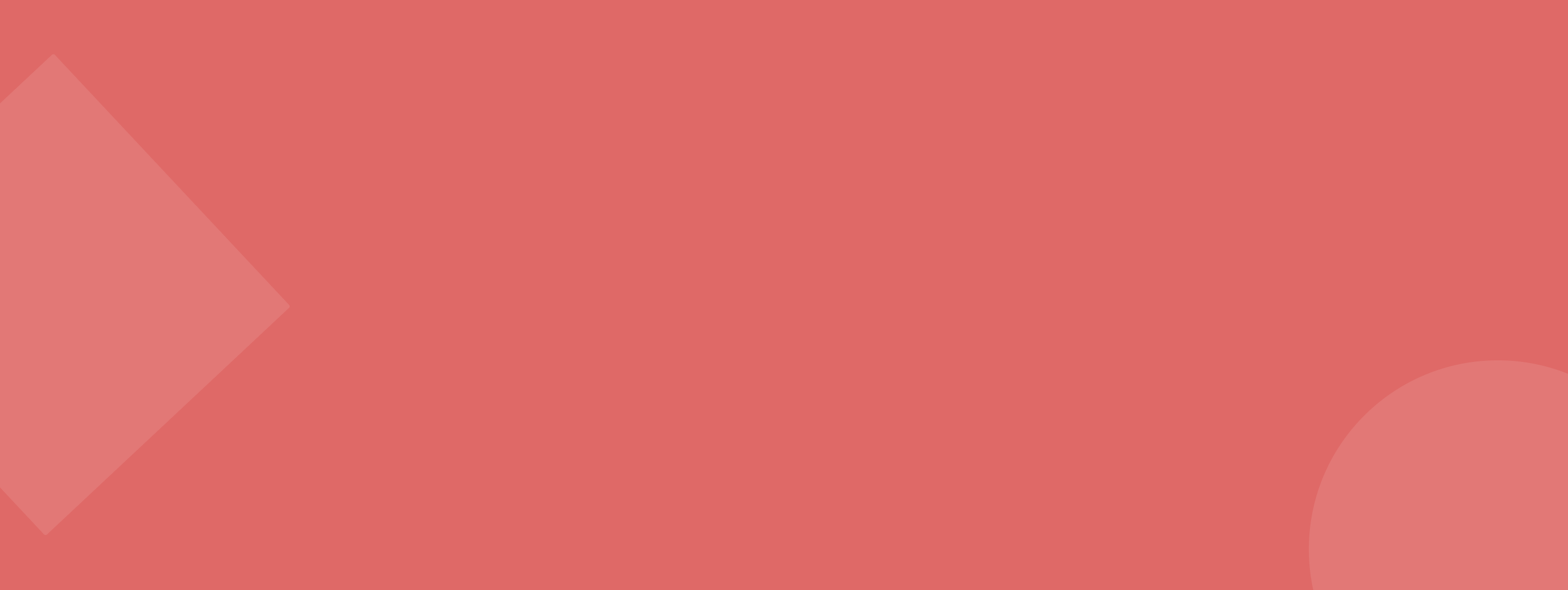 A red background